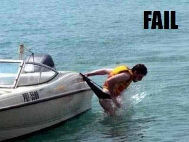 FAILboat Wedgie