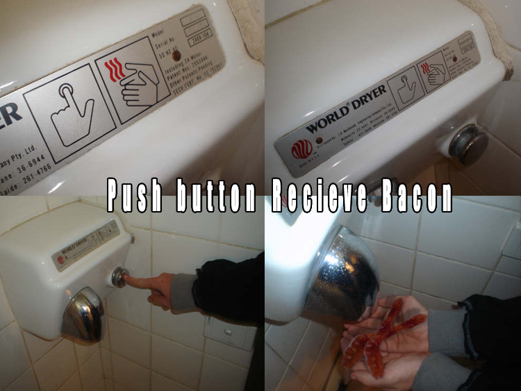 button bacon real