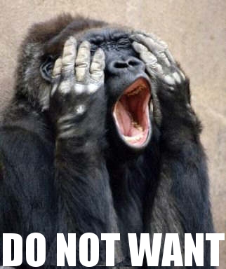 Funny Pics / Do Not Want Gorilla