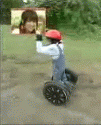 Chimp on a Segway