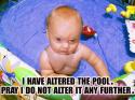 altered pool baby