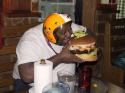 Cheeseburger Helmet