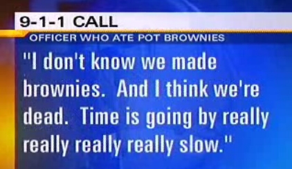 Cop Pot Brownies