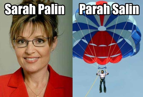 Sarah Palin Parasailing