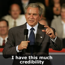 Bush Credibility